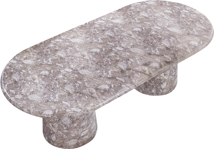 Cosenza Marble Finish Indoor / Outdoor Concrete Dining Table