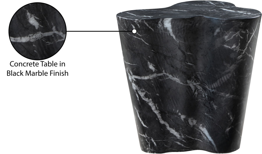 Monza Marble Finish Indoor / Outdoor Concrete End / Side Table