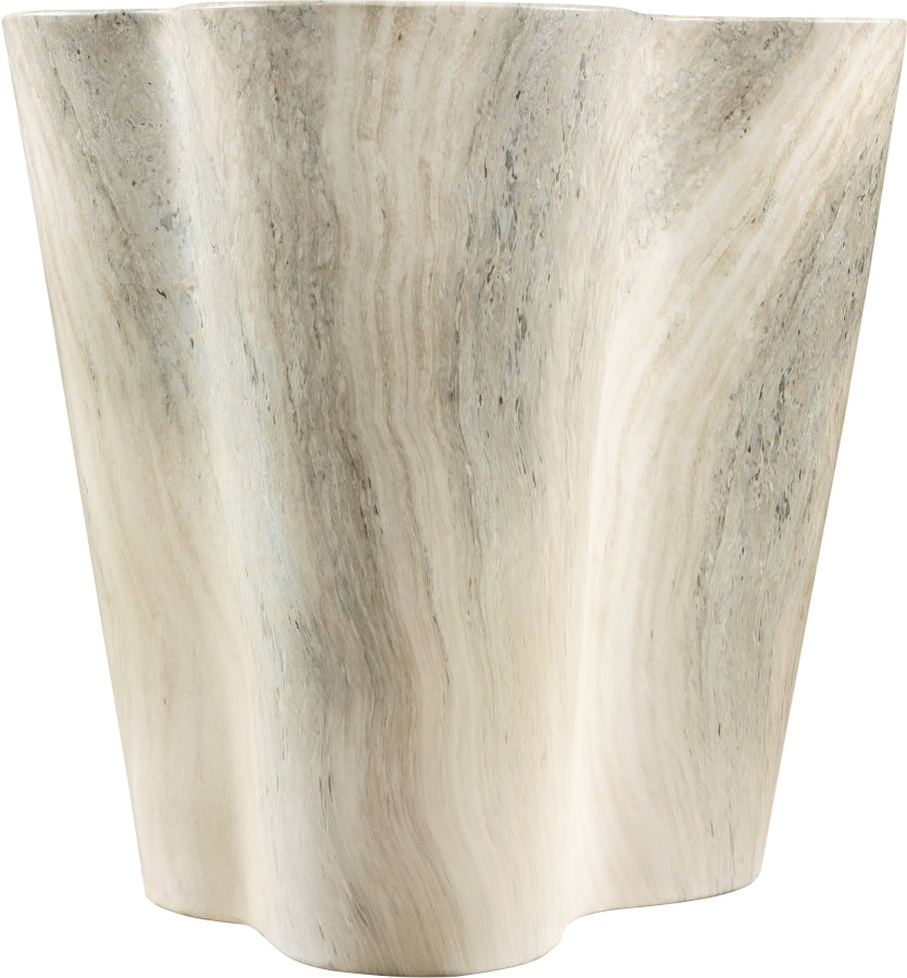 Monza Travertine Finish Indoor / Outdoor Concrete End / Side Table