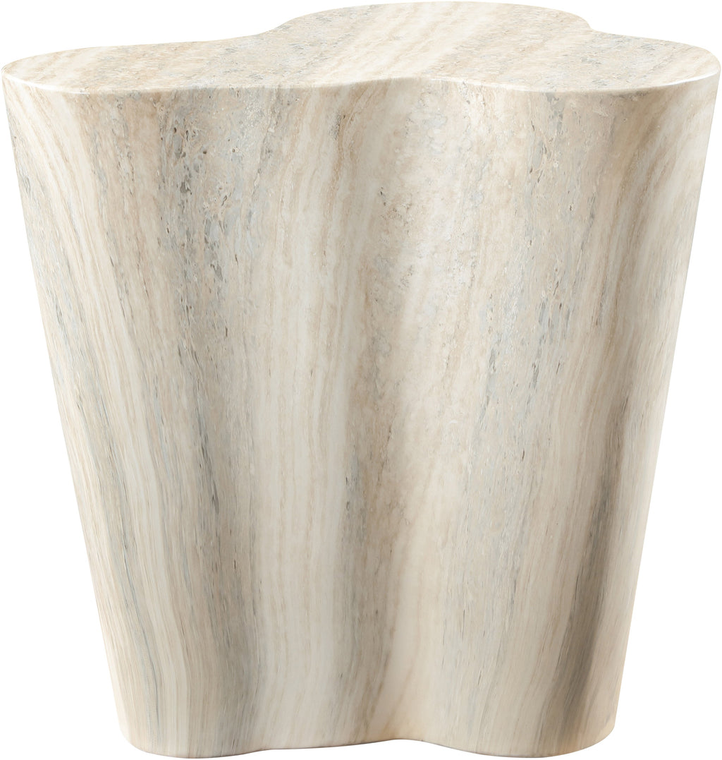 Monza Travertine Finish Indoor / Outdoor Concrete End / Side Table