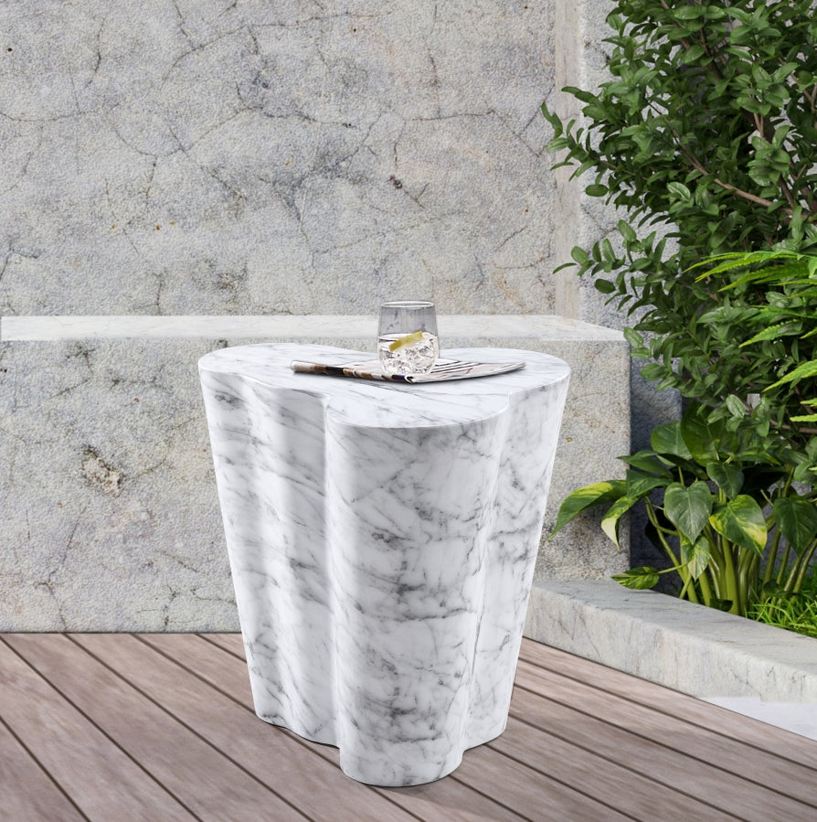 Monza Marble Finish Indoor / Outdoor Concrete End / Side Table