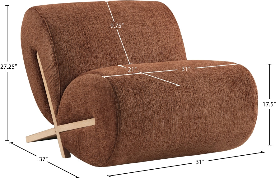 Akira Fabric Upholstered Accent Chair