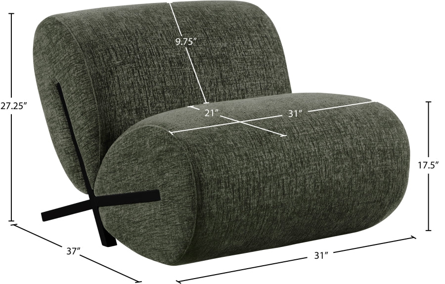 Akira Fabric Upholstered Accent Chair