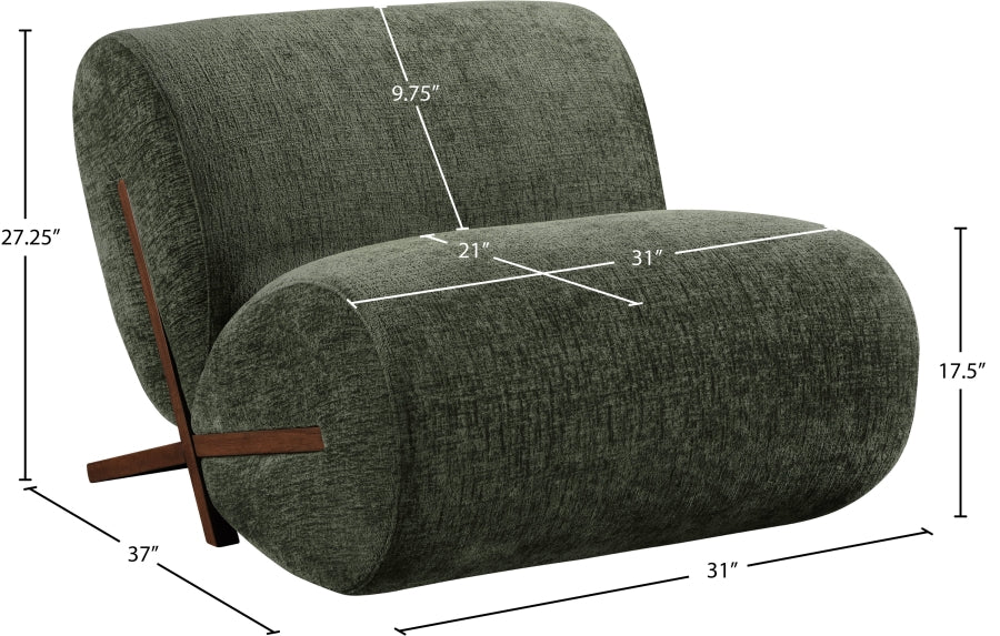 Akira Fabric Upholstered Accent Chair