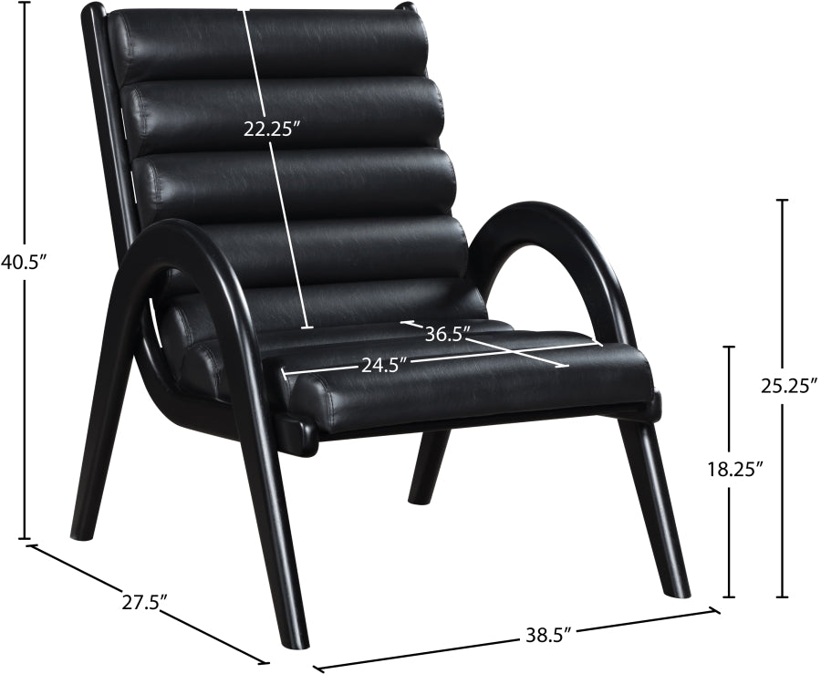 Randal Vegan Leather Upholstered Accent Chair