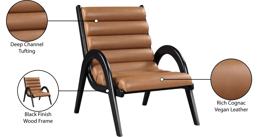 Randal Vegan Leather Upholstered Accent Chair