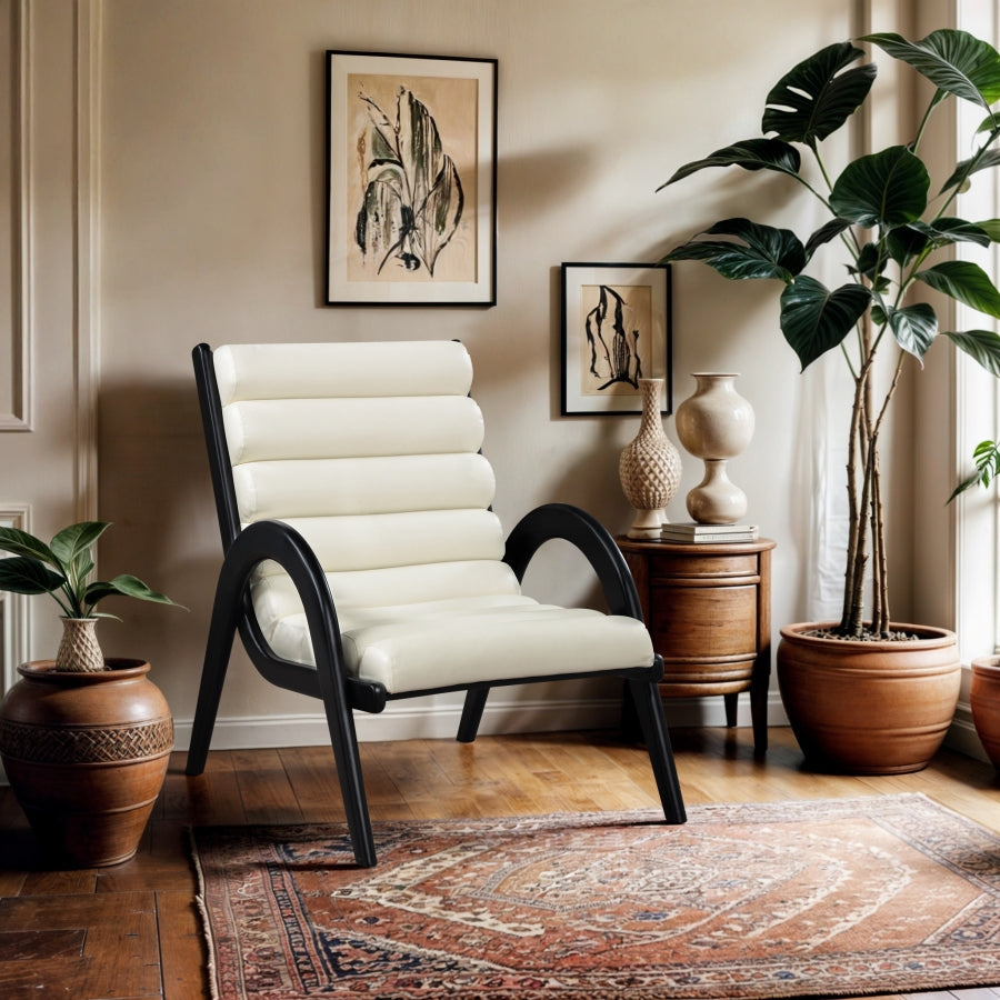 Randal Vegan Leather Upholstered Accent Chair
