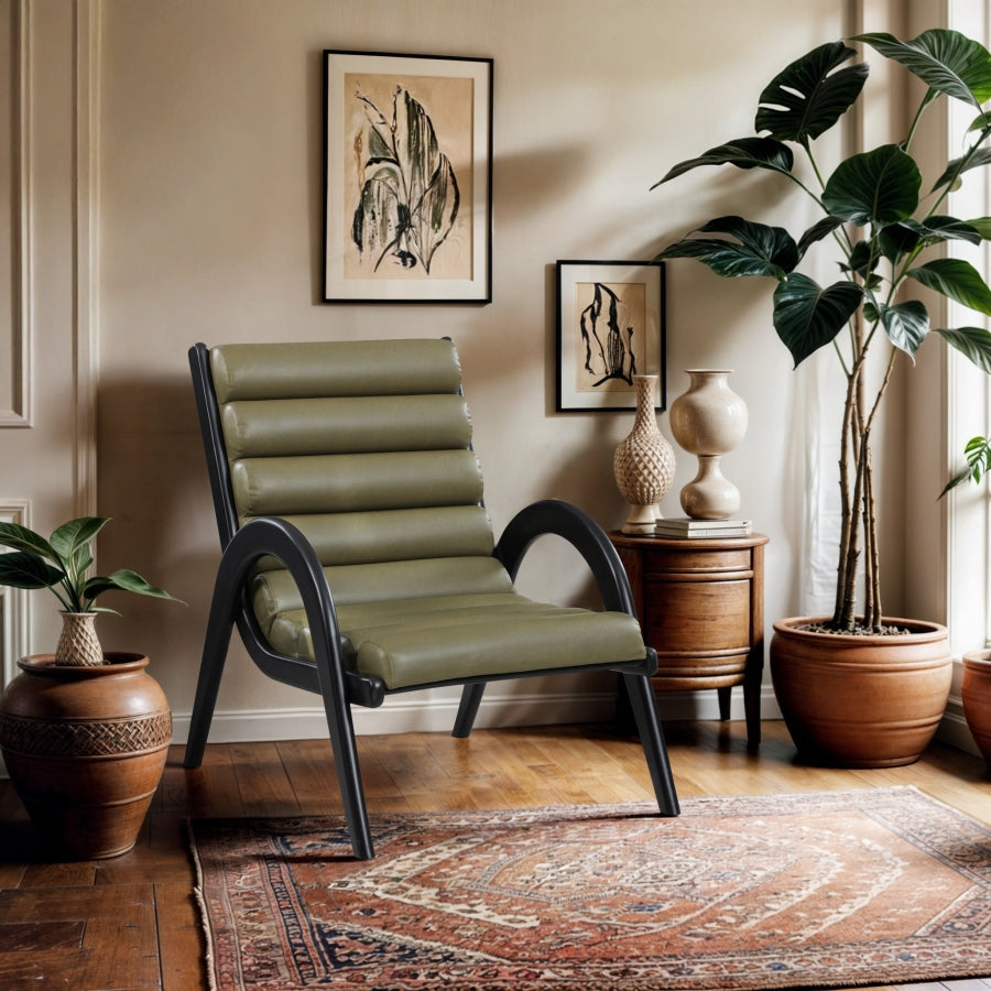 Randal Vegan Leather Upholstered Accent Chair
