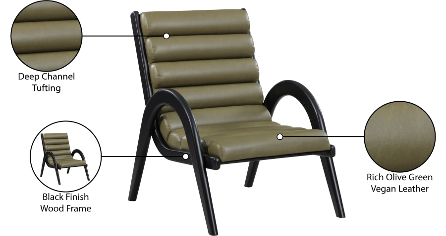 Randal Vegan Leather Upholstered Accent Chair