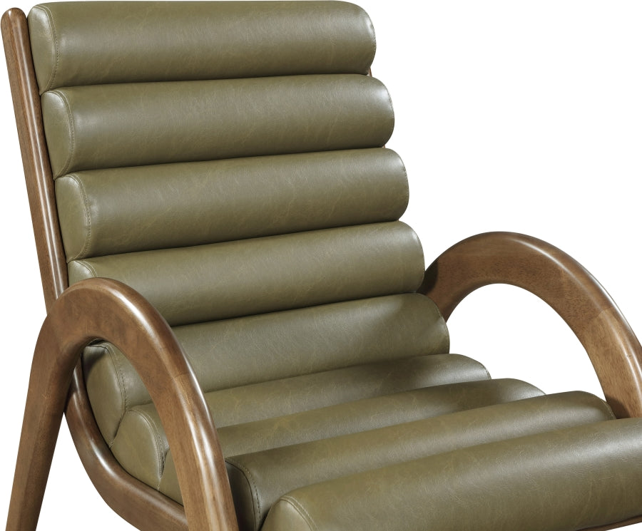 Randal Vegan Leather Upholstered Accent Chair