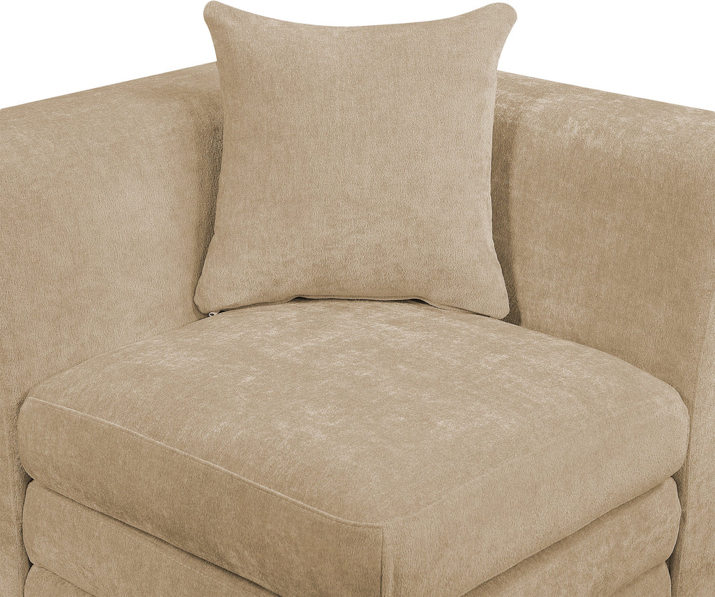 Stellar Chenille Fabric Upholstered Modular Accent Chair