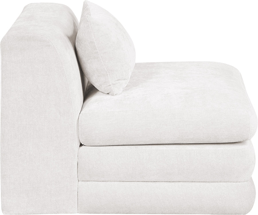 Stellar Chenille Fabric Upholstered Modular Accent Chair