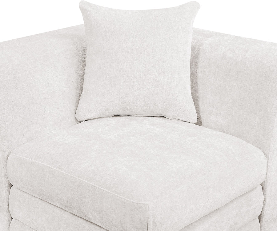 Stellar Chenille Fabric Upholstered Modular Accent Chair