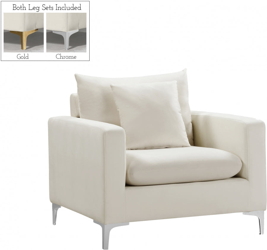 Naomi Velvet Upholstered Chair