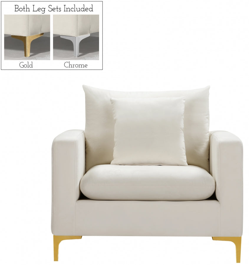 Naomi Velvet Upholstered Chair