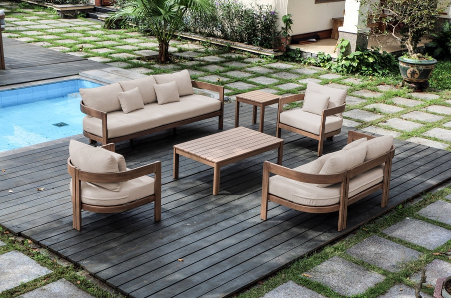 Newport Water Resistant Fabric Upholstered Outdoor Patio Chair