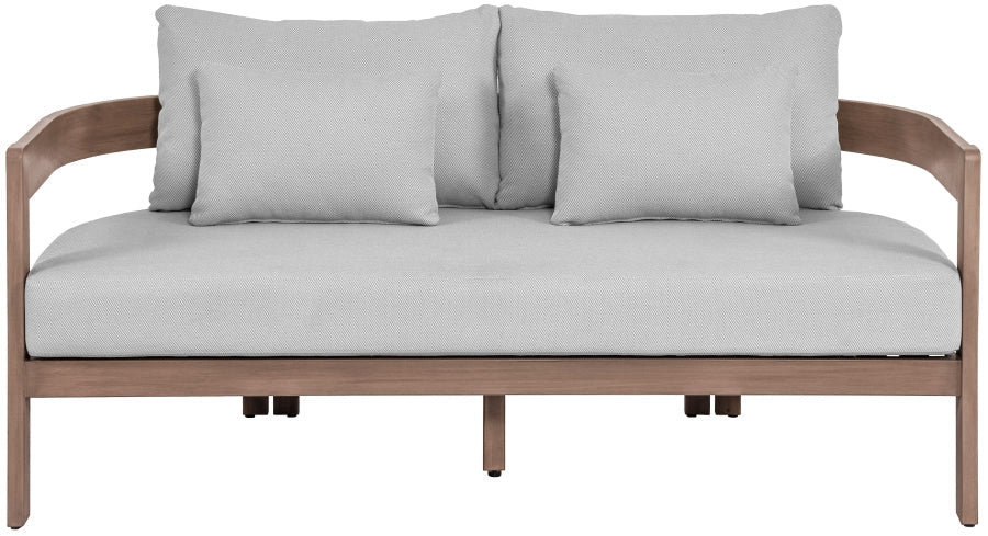 Newport Water Resistant Fabric Upholstered Outdoor Patio Loveseat