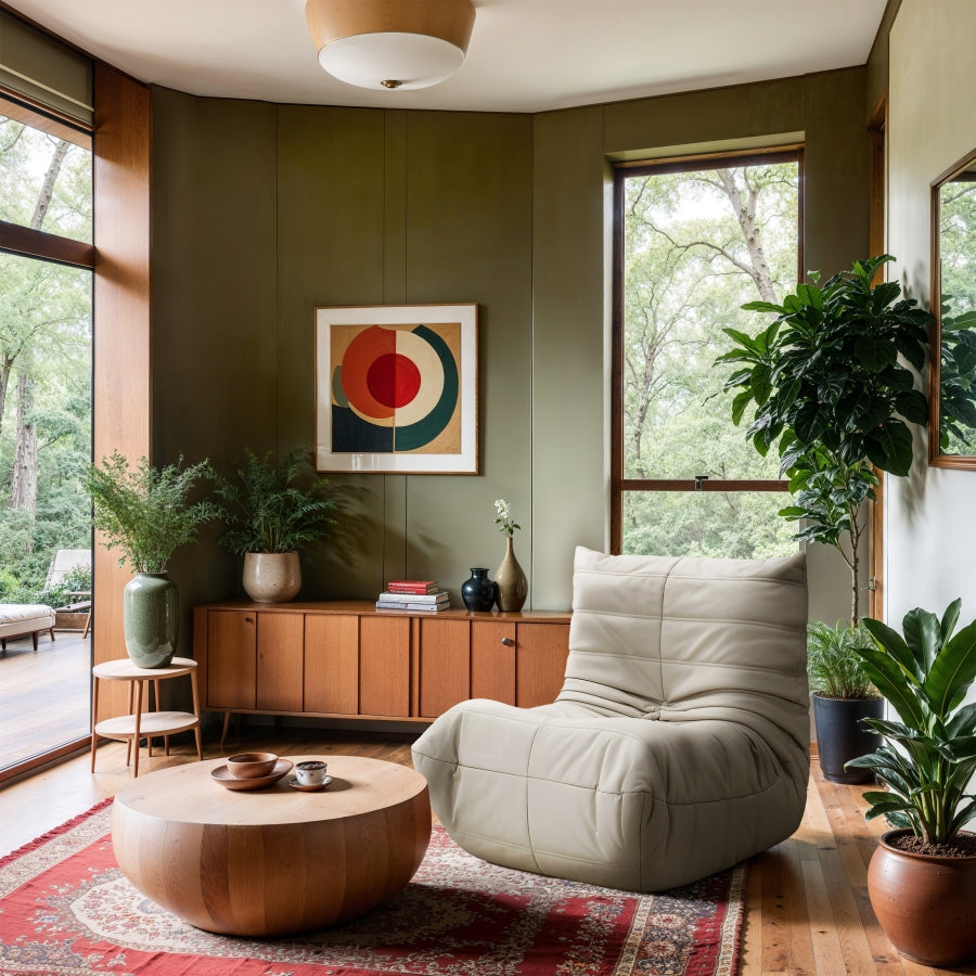 Relax Vegan Leather Upholstered Chair