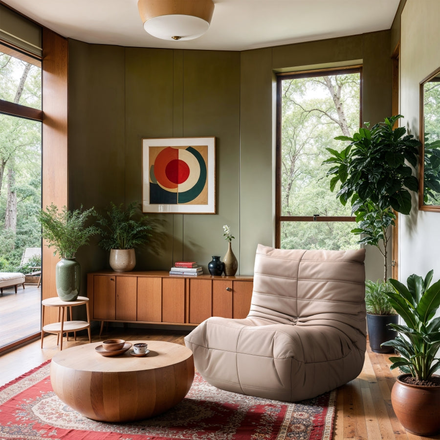 Relax Vegan Leather Upholstered Chair