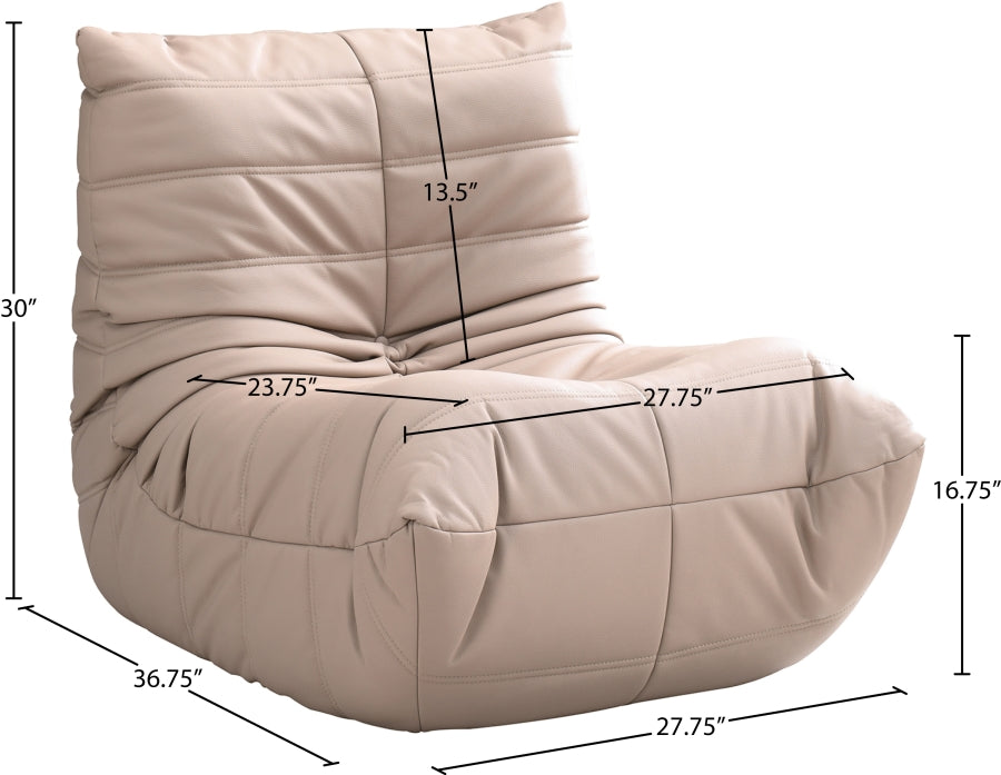 Relax Vegan Leather Upholstered Chair