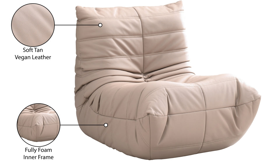 Relax Vegan Leather Upholstered Chair