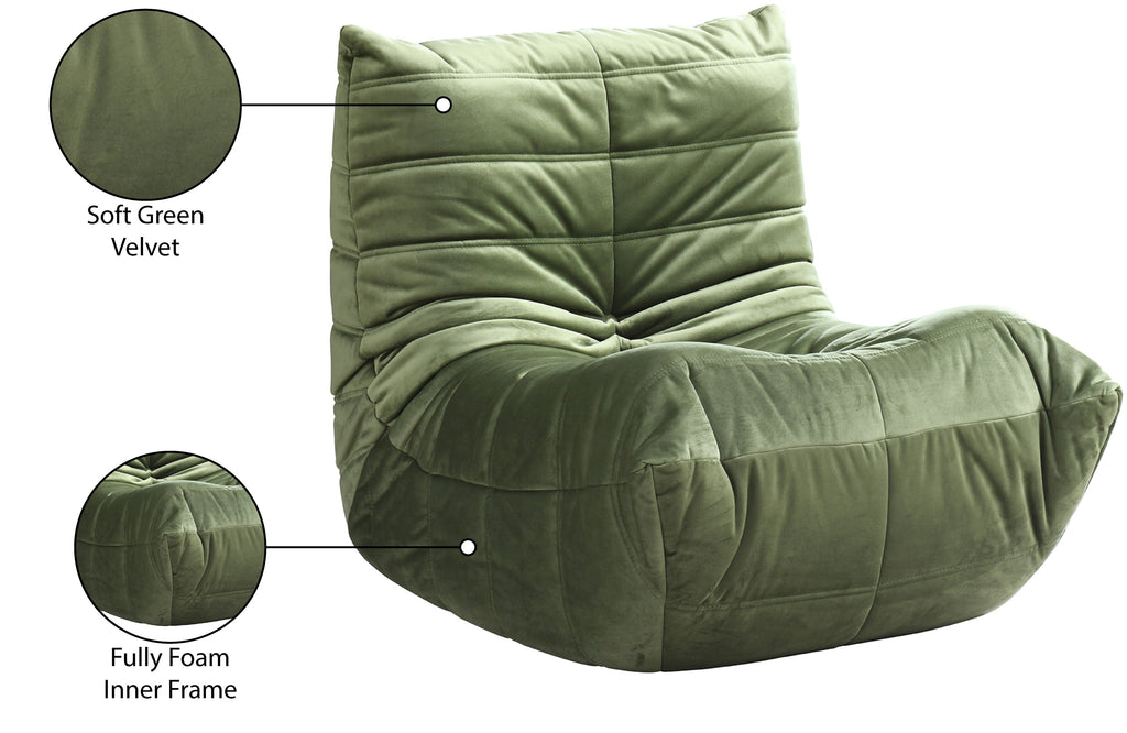 Relax Velvet Upholstered Chair