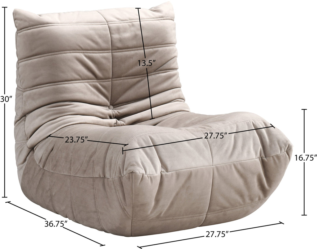 Relax Velvet Upholstered Chair
