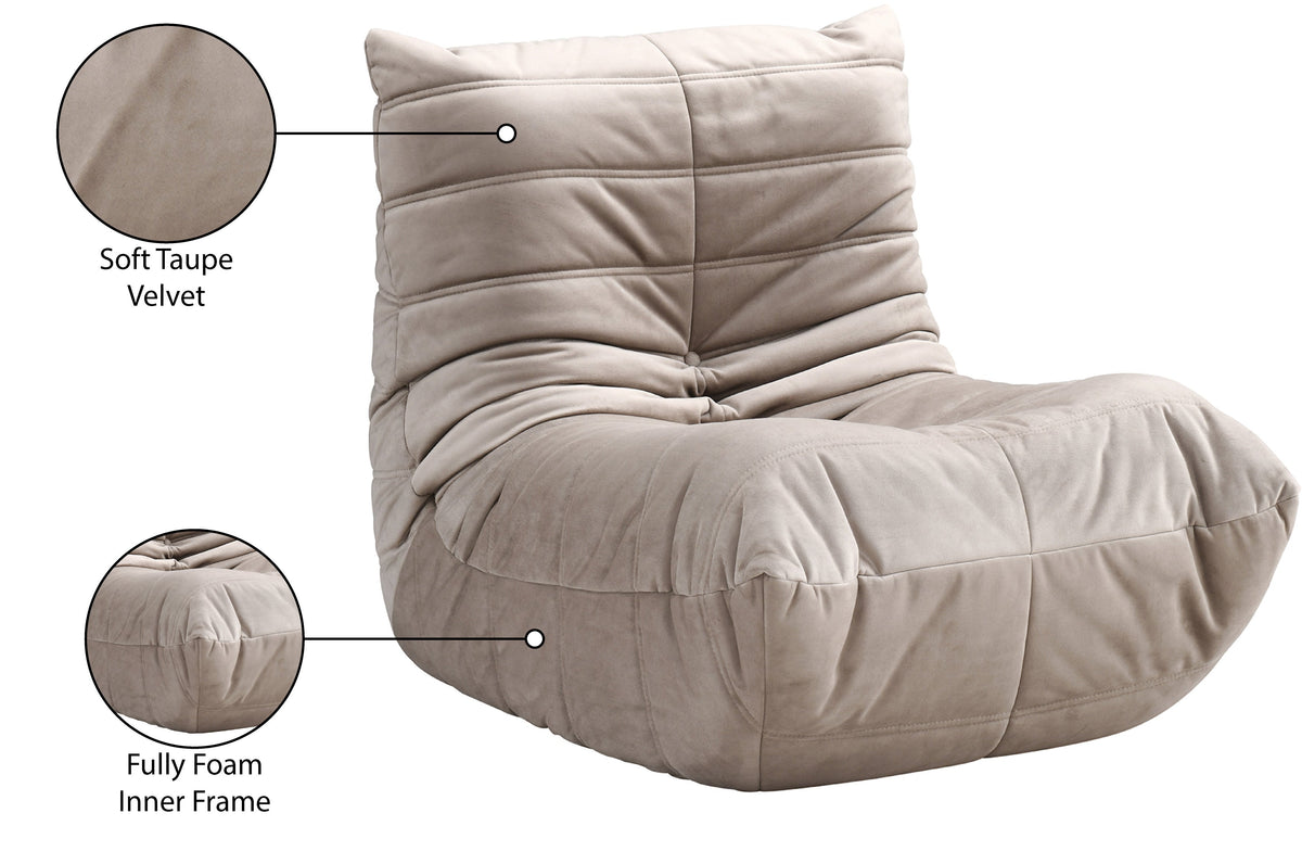 Relax Velvet Upholstered Chair