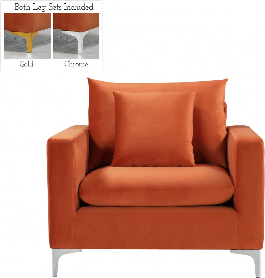 Naomi Velvet Upholstered Chair