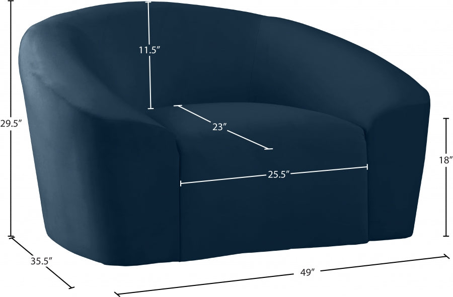 Riley Velvet Upholstered Chair