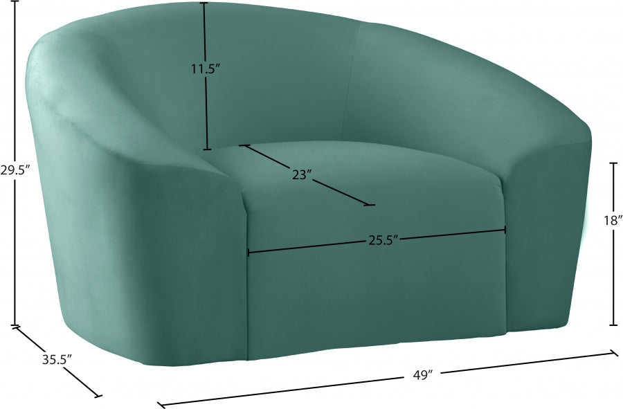 Riley Velvet Upholstered Chair