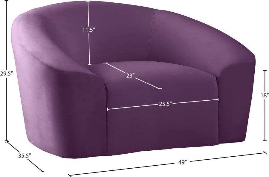 Riley Velvet Upholstered Chair