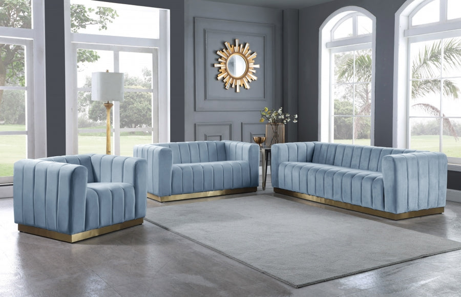 Marlon Velvet Upholstered Chair
