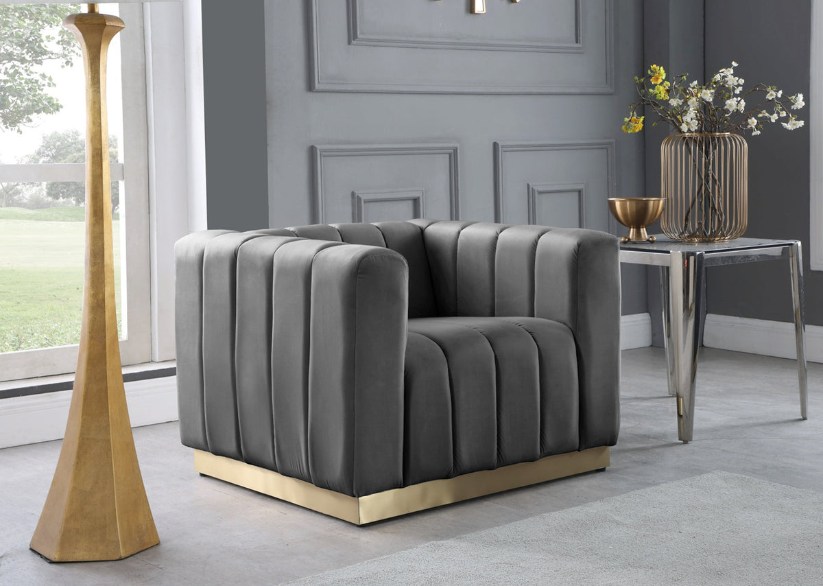 Marlon Velvet Upholstered Chair