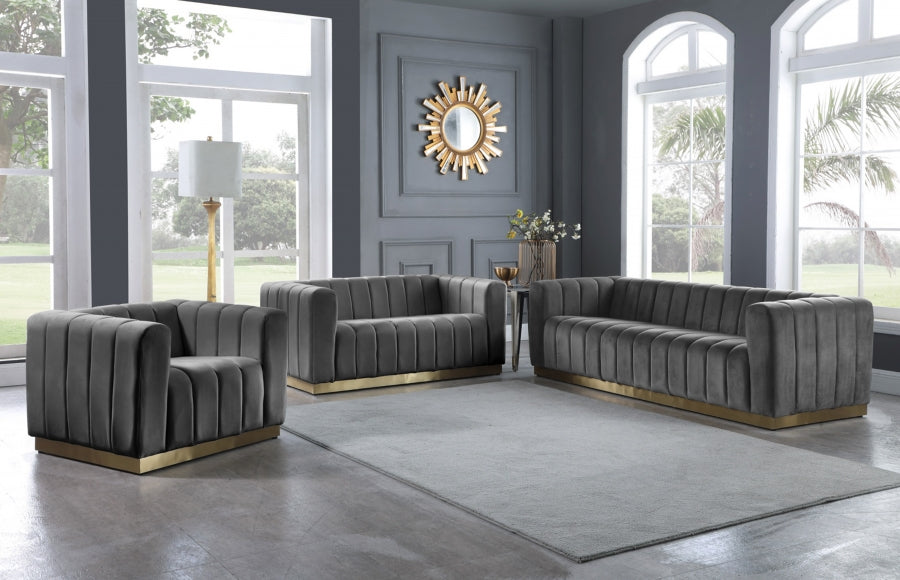Marlon Velvet Upholstered Chair