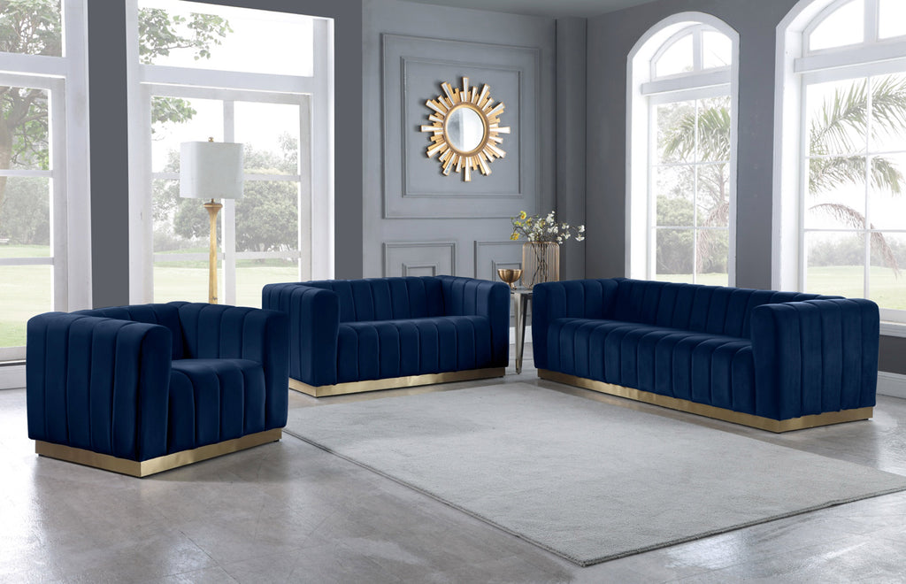 Marlon Velvet Upholstered Chair
