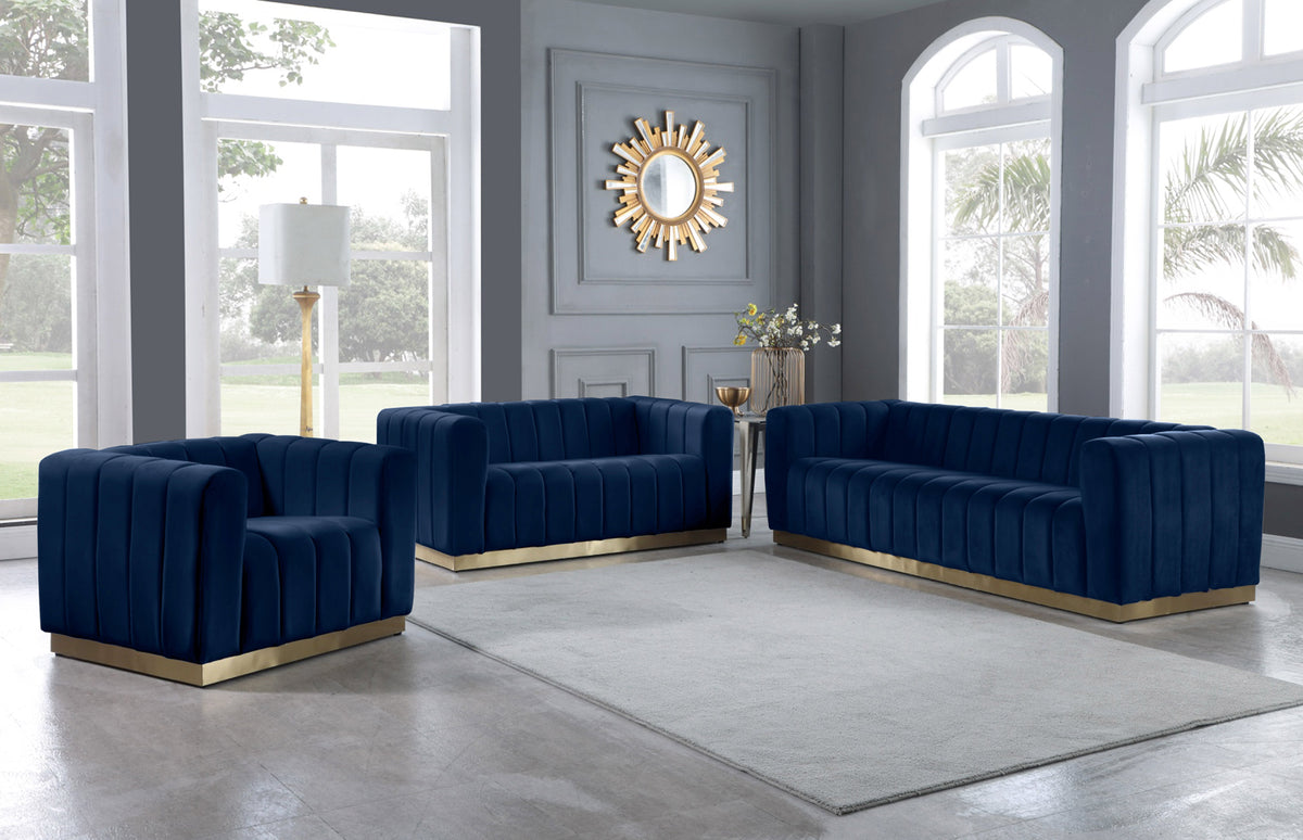 Marlon Velvet Upholstered Chair