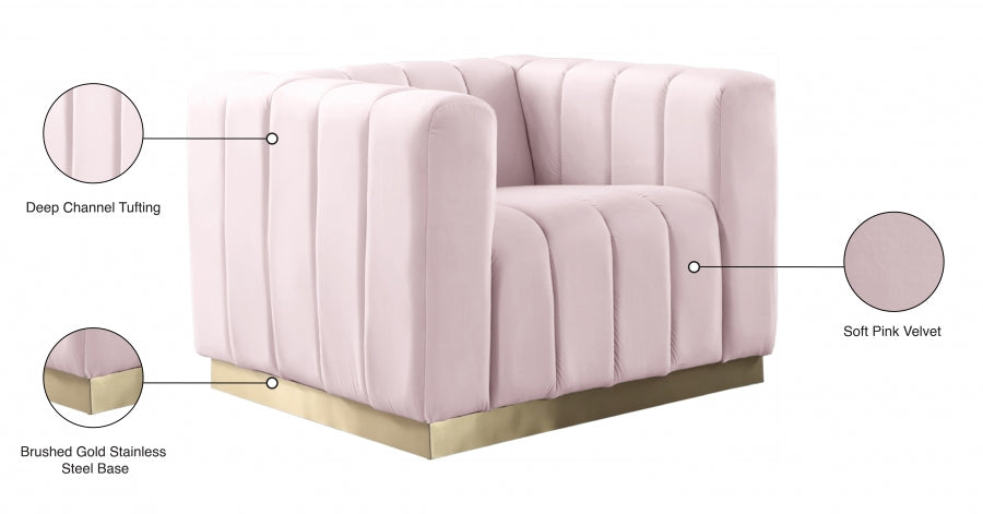 Marlon Velvet Upholstered Chair