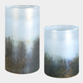 Midnight Mist Vases, S/2