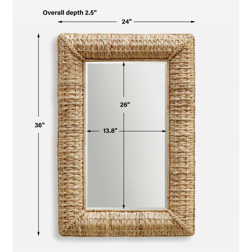 Twisted Seagrass Large Mirror