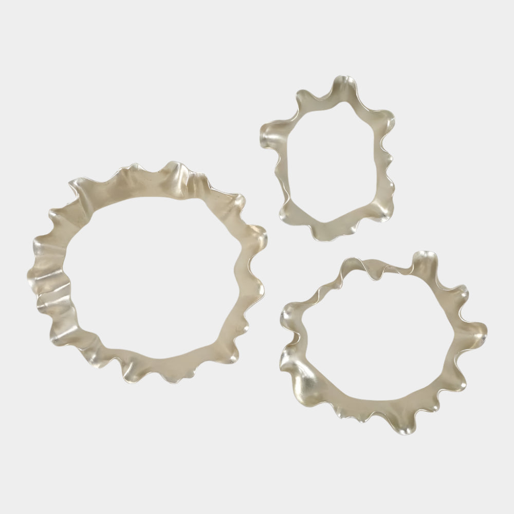 Ripple Effect Wall Decor, S/3