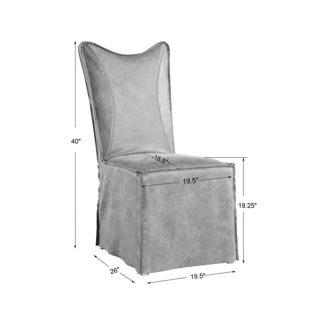 Delroy Armless Chair, 2 Per Box, Priced Each