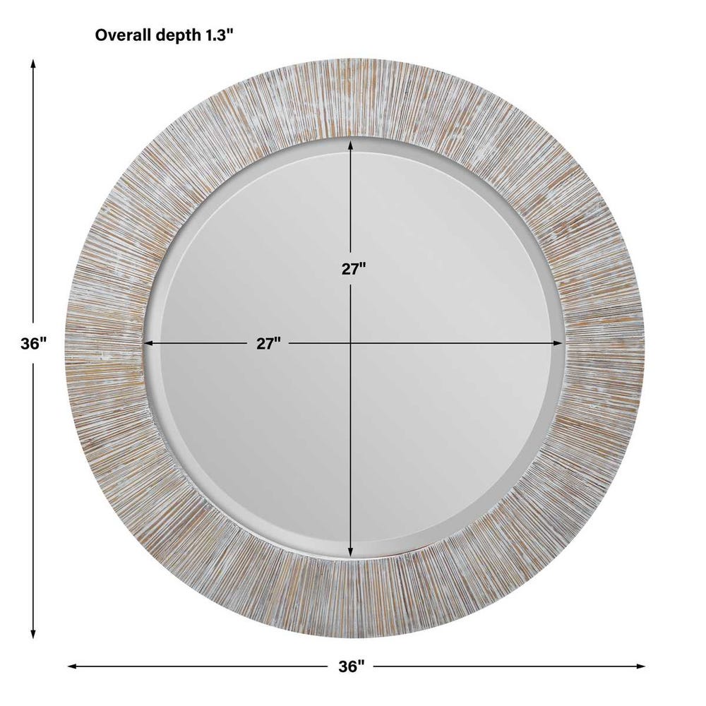 Repose Round Mirror