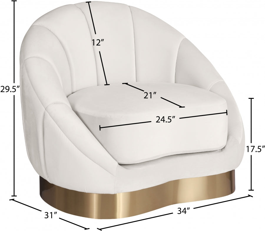 Shelly Velvet Upholstered Chair