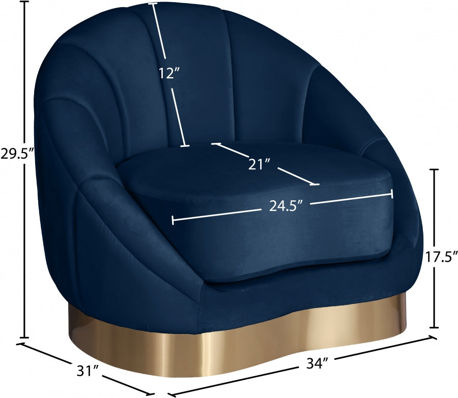 Shelly Velvet Upholstered Chair