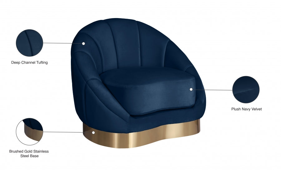 Shelly Velvet Upholstered Chair