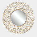 Swirl Round Mirror