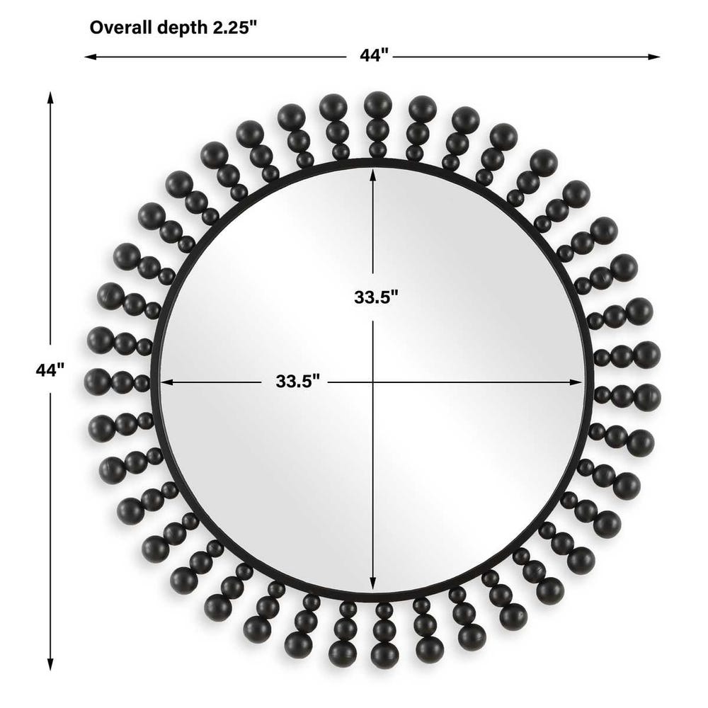 Aziel Round Mirror