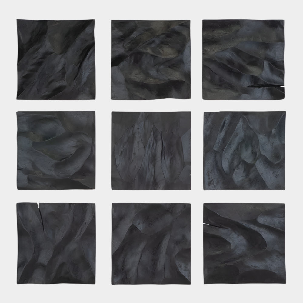 Malosi Wood Wall Decor, S/9