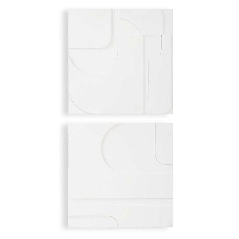 Contours Wood Wall Decor, S/2
